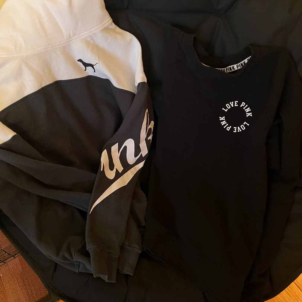 2 Victoria secret sweatshirts